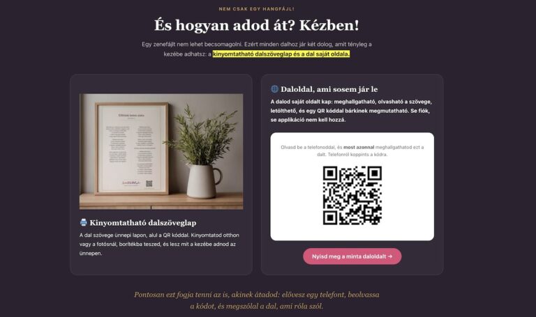 Egy hangfájlt nem lehet becsomagolni
